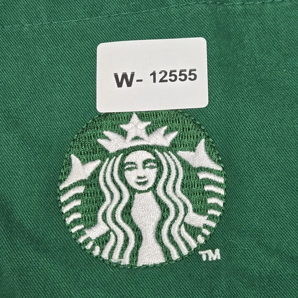 Starbucks Coffee Company Green Embroidered Apron Logo